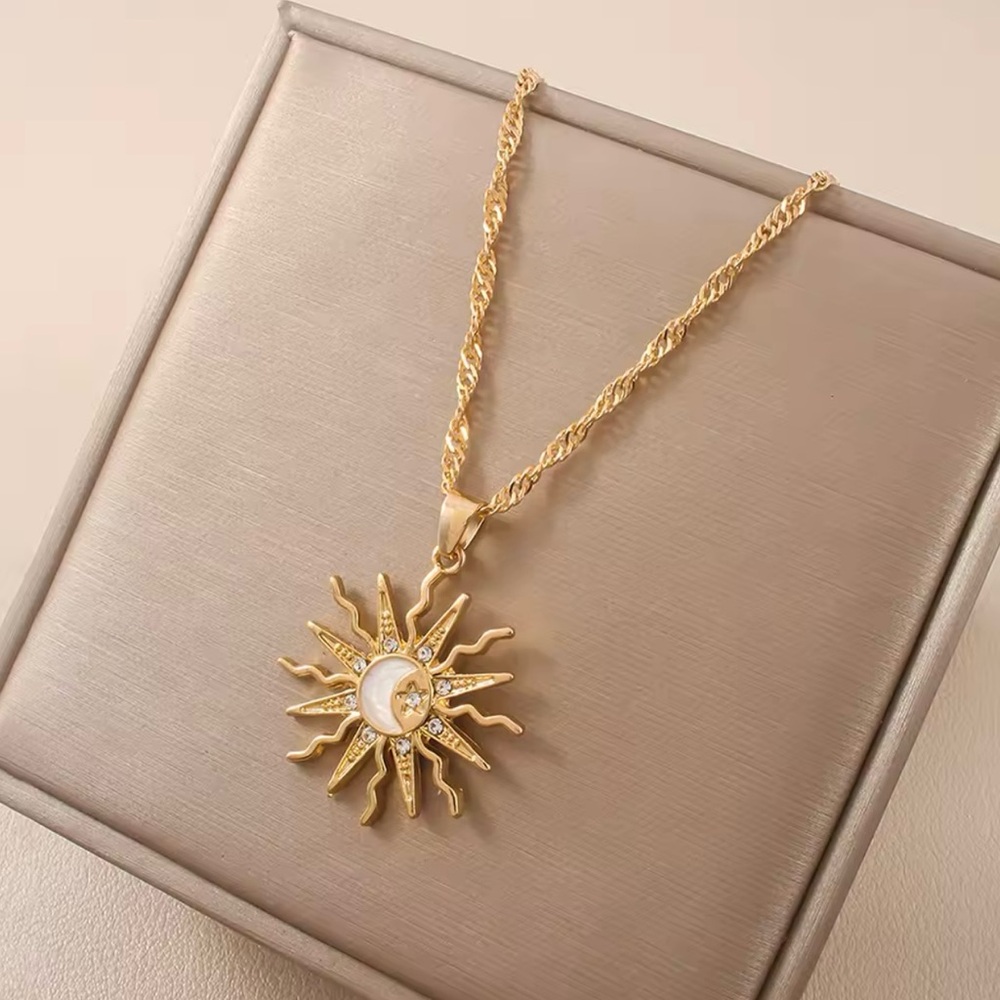 The Sun Moon Stars Three in One Pendant